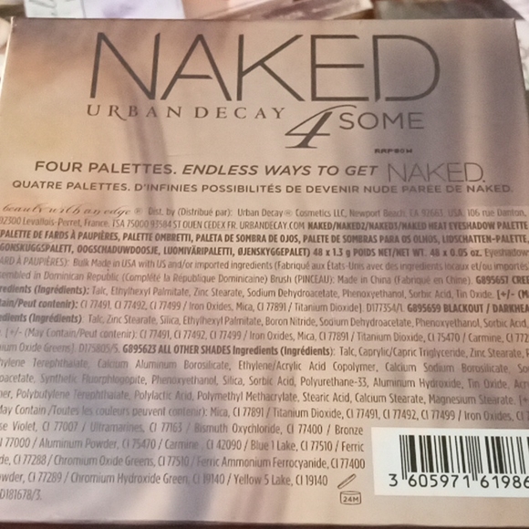 STILL SEALED URBAN DECAY NAKED 4 SOME EYESHADOW PALETTE VAULT - Picture 8 of 8